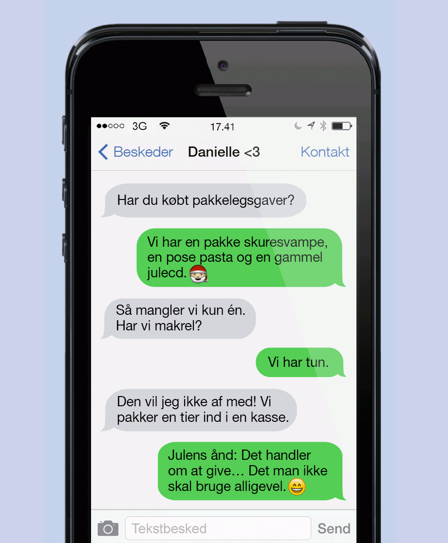 En skuresvamp i julens ånd