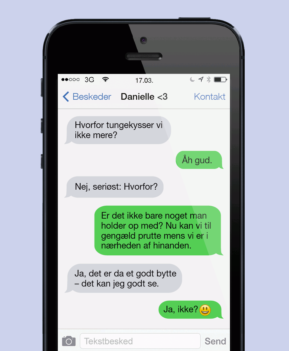 Prutte eller tungekysse?