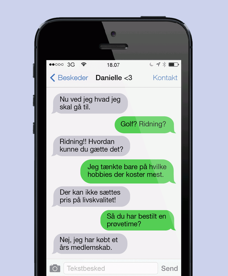 Ridning er dyrt, ikke?