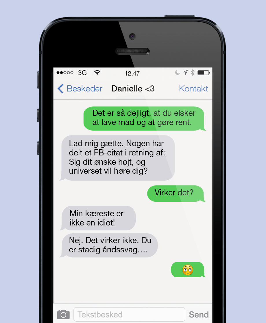 Sig det højt og universet vil opfylde dit ønske!