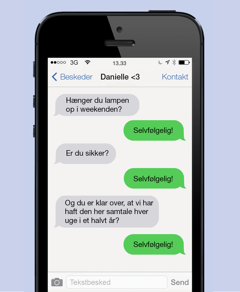 Lampen der aldrig blev hængt op