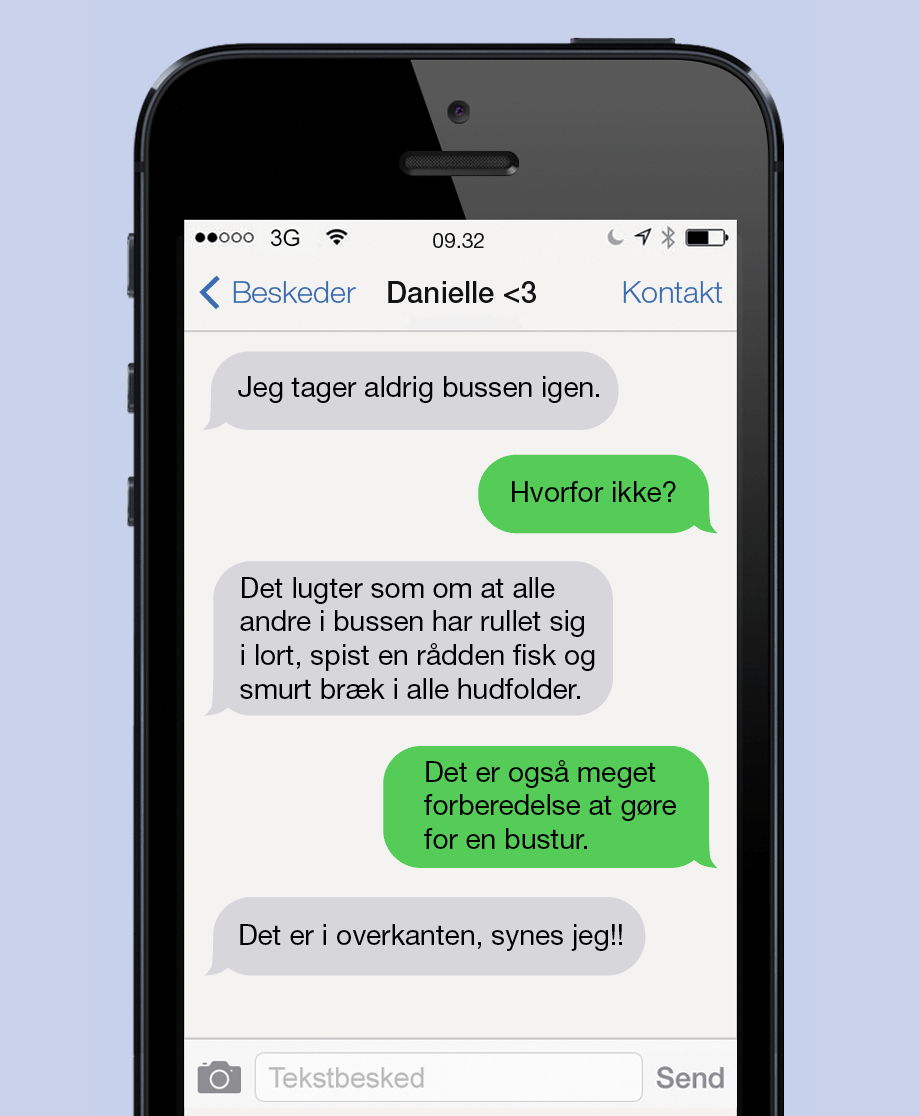 Færdig med bus