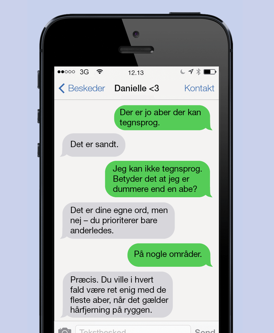 Aber der kan tegnesprog.
