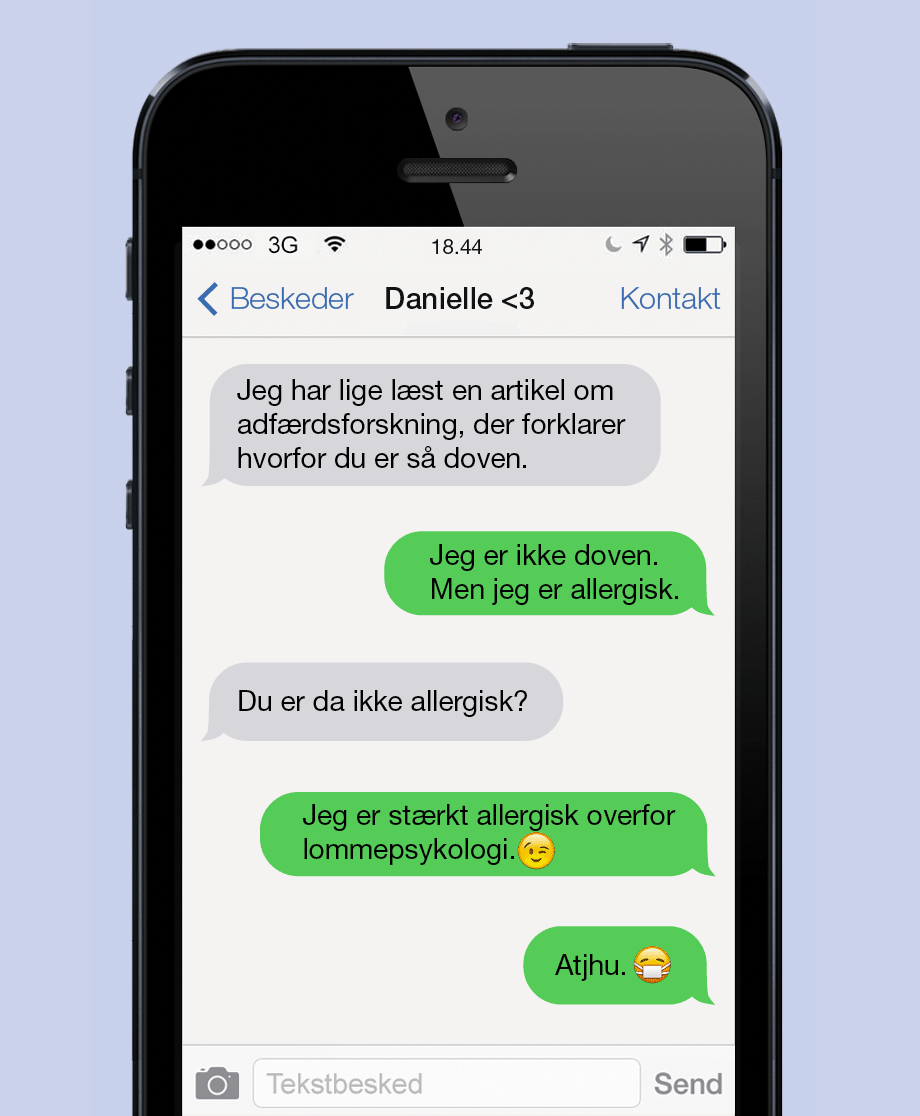 Allergisk eller doven?