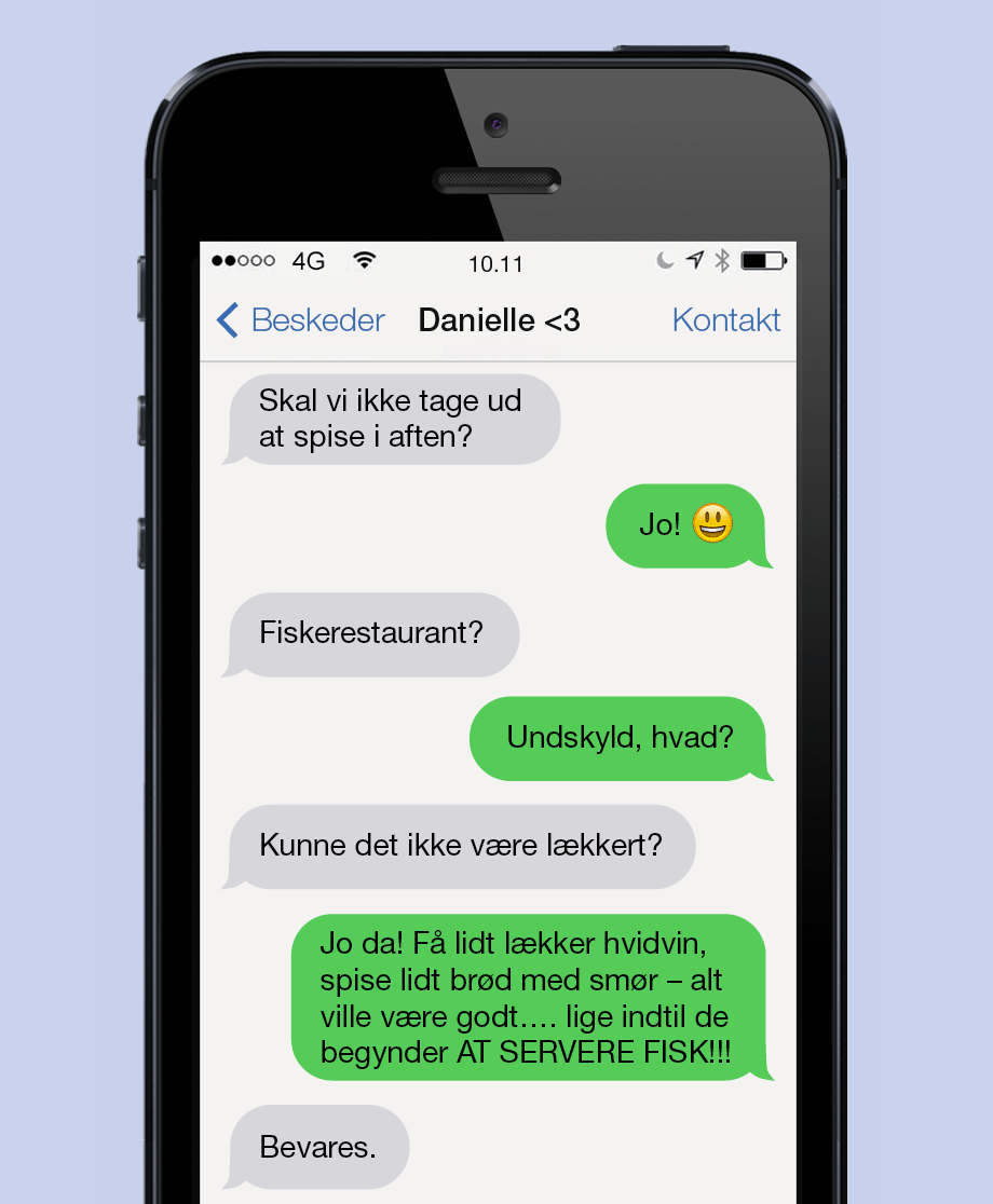 Skal vi ikke tage på fiskerestaurant?