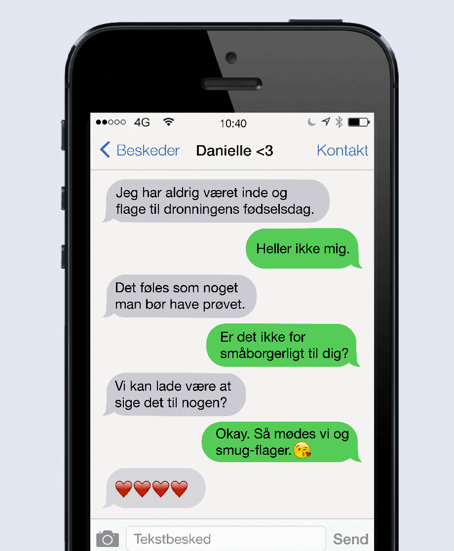 Skal vi flage til Dronningens fødselsdag i morgen?