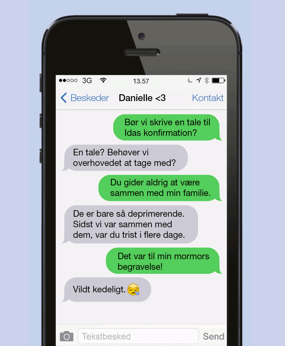 Sikke en kedelig familiefest!