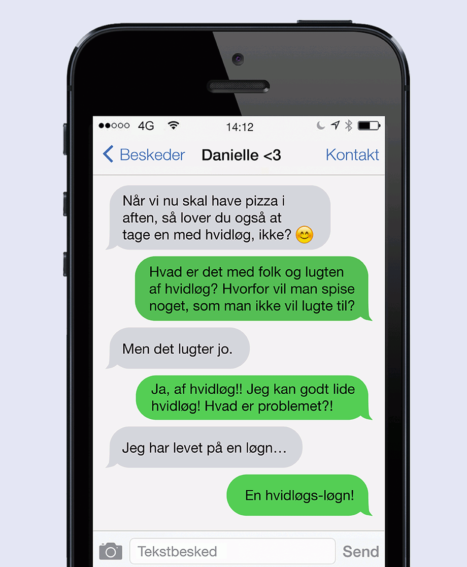 Der skal hvidløg på din pizza!