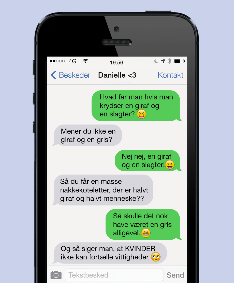 Hvem er værst til at fortælle vittigheder?