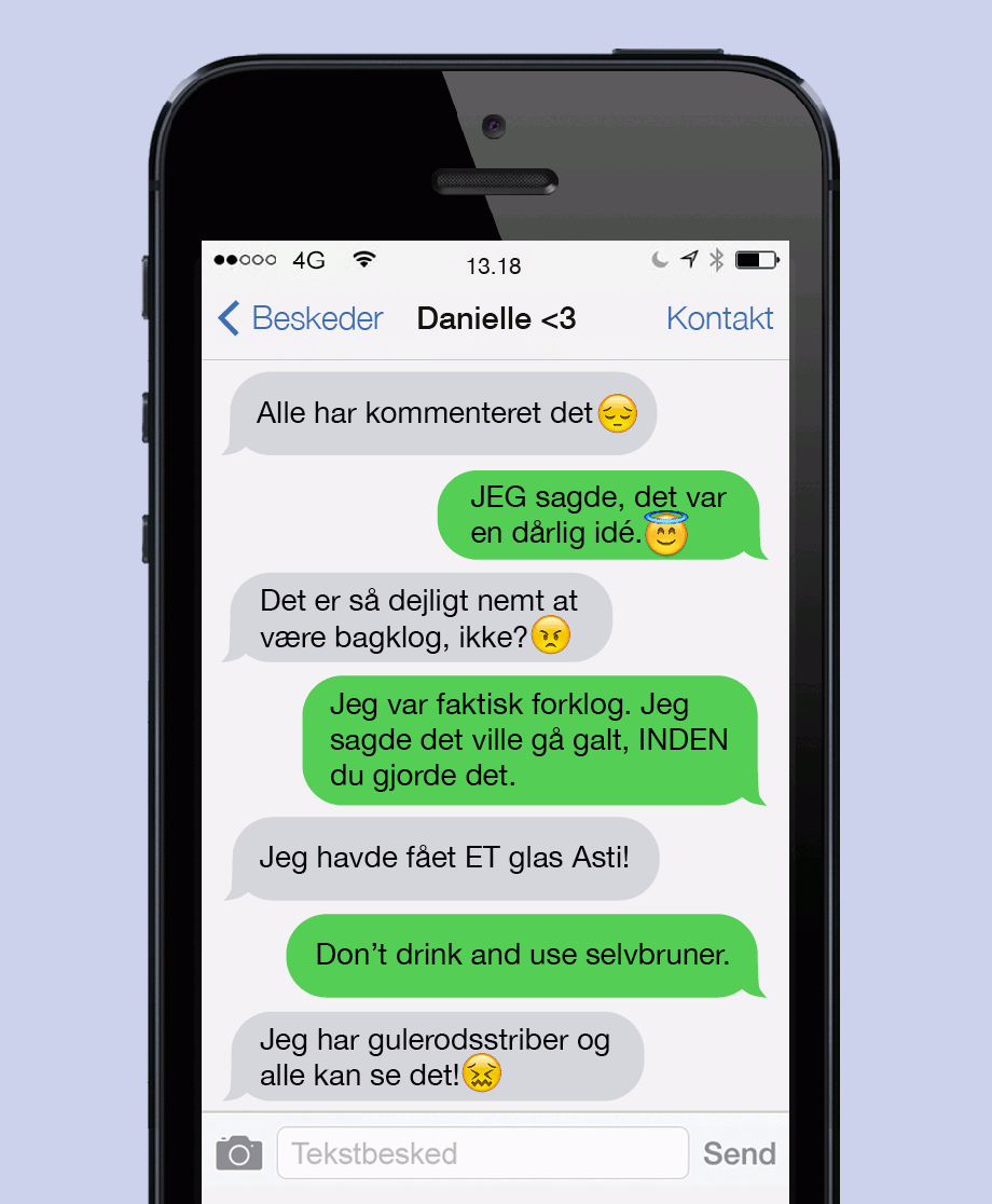 Jeg var faktisk forklog ...