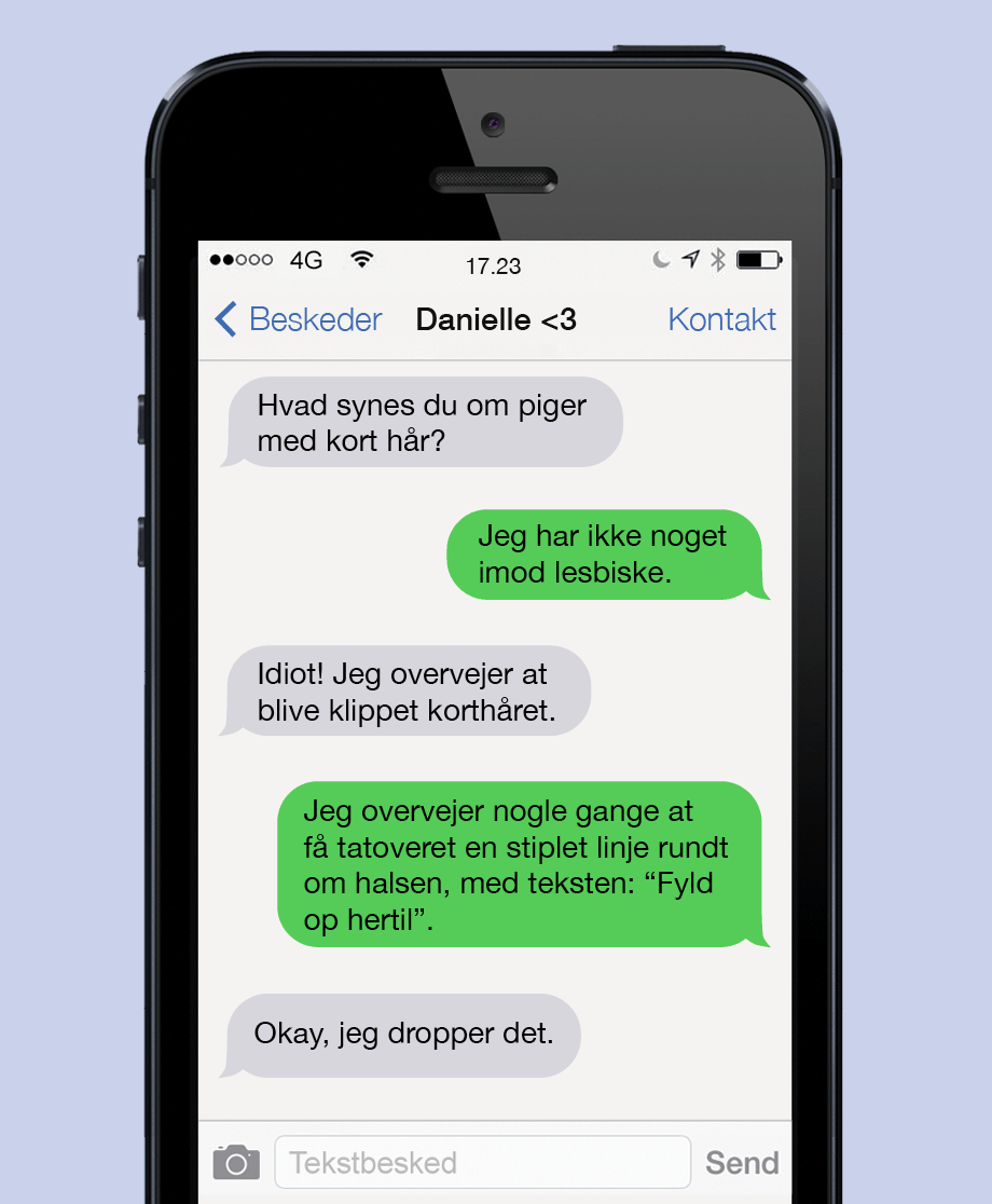 Piger med kort hår