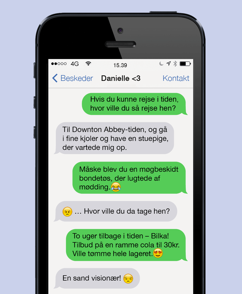 Hvis du kunne rejse i tiden, hvor ville du så rejse hen?