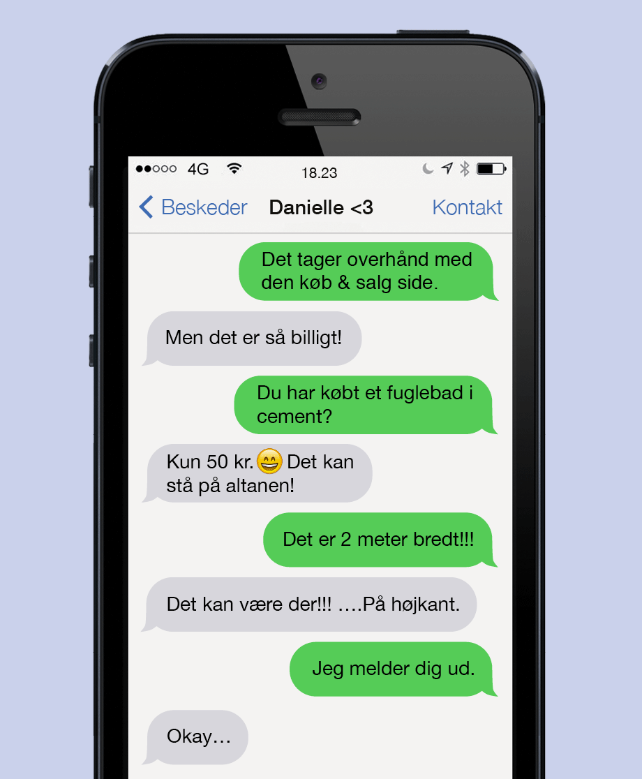 Man kan altid bruge et fuglebad?!