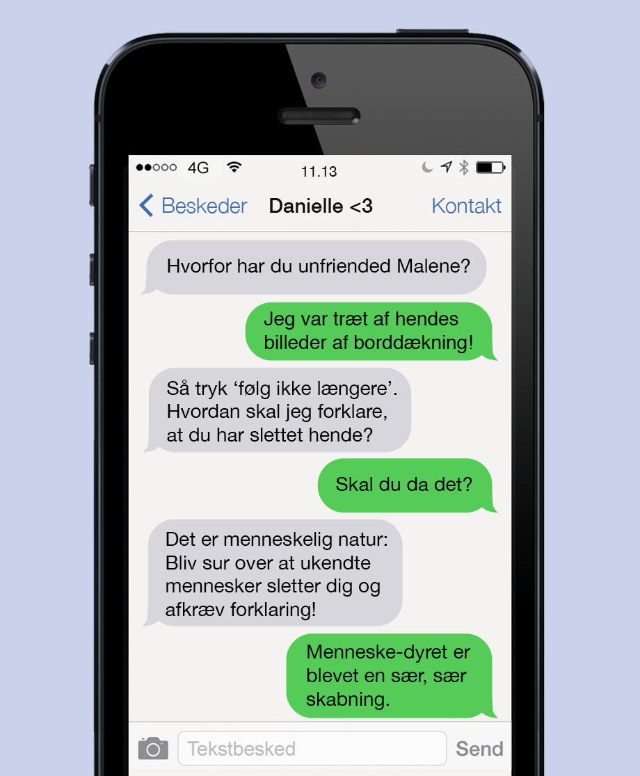Man unfriend'er ikke sådan bare ...