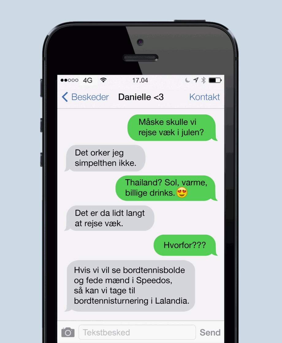 Skulle vi rejse væk i julen?
