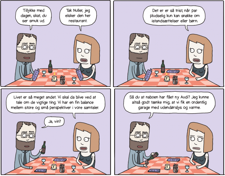Vigtigt at have noget at samtale om