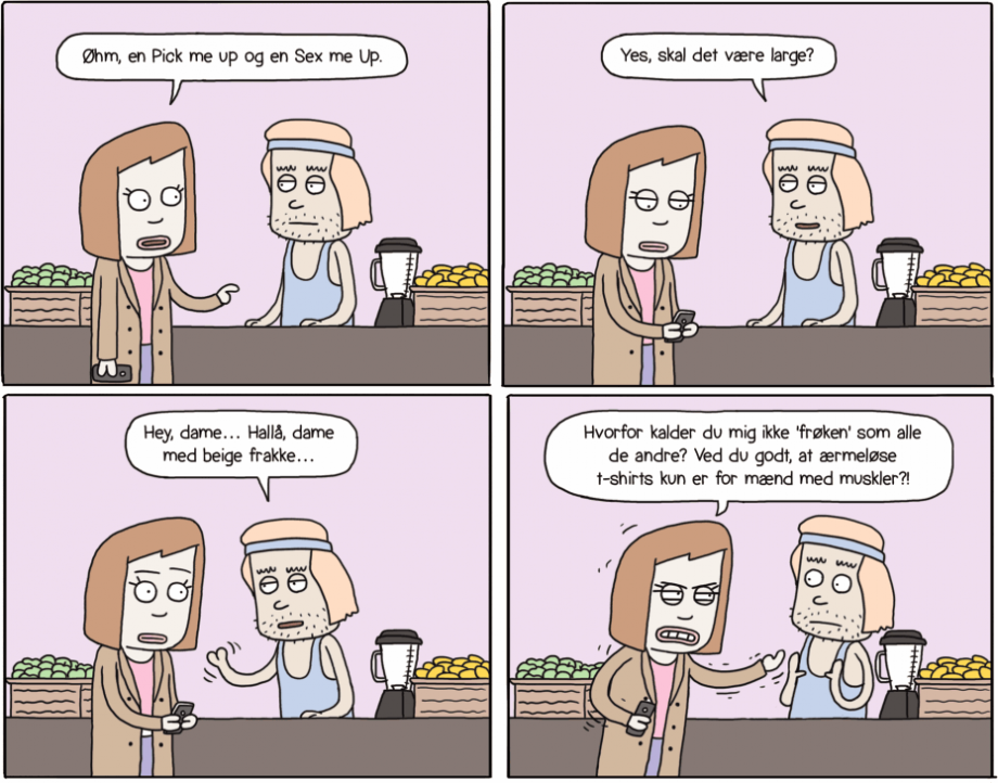 I juicebaren.