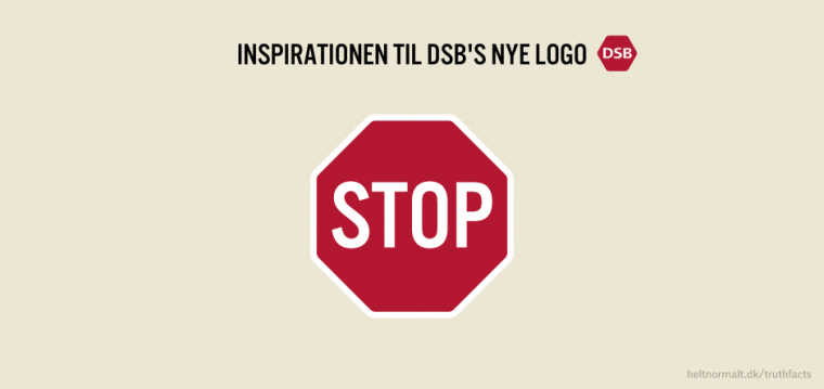 Inspirationen til DSB's nye logo