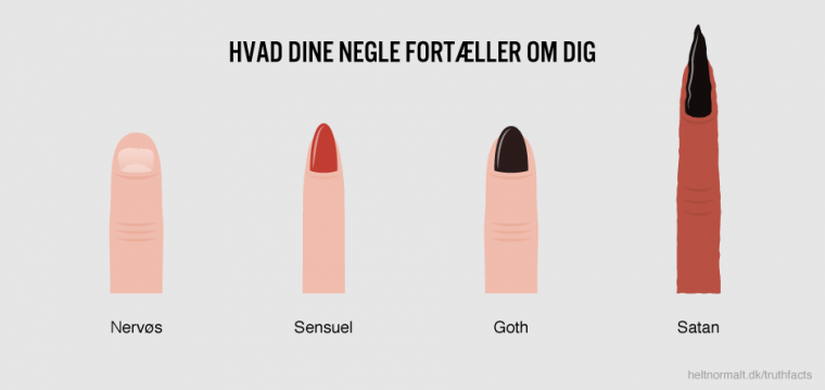 Hvad dine negle fortæller om dig