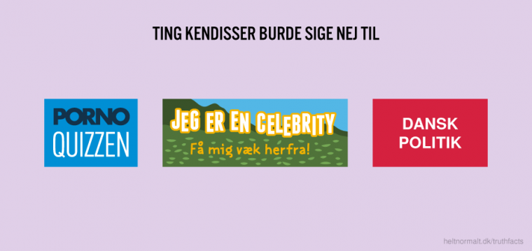 Ting kendisser burde sig nej til