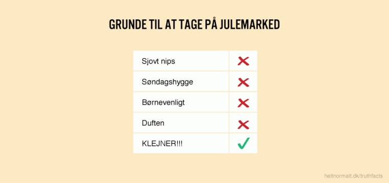 Grunde til at tage på julemarked