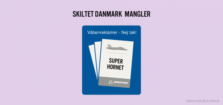 Skiltet Danmark mangler