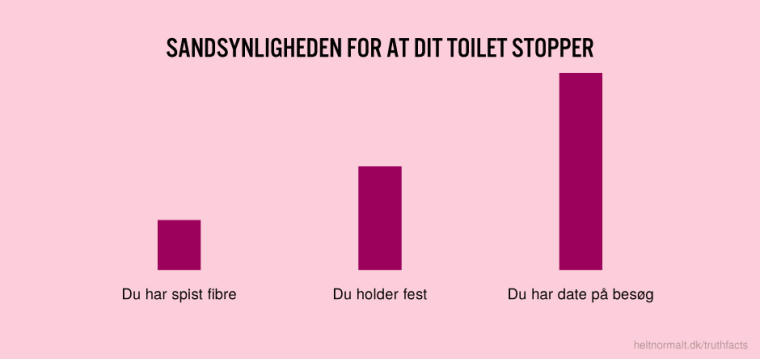 Sandsynligheden for at dit toilet stopper