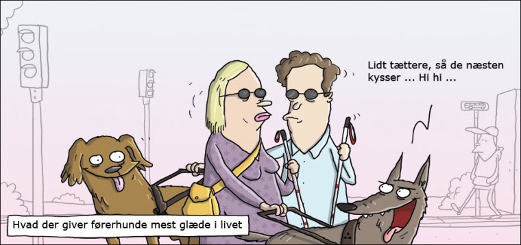 Sjov for førerhunde