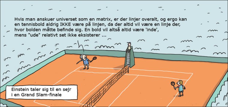 Einstein i en Grand Slam-finale