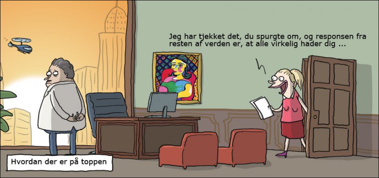 Hvordan der er på toppen