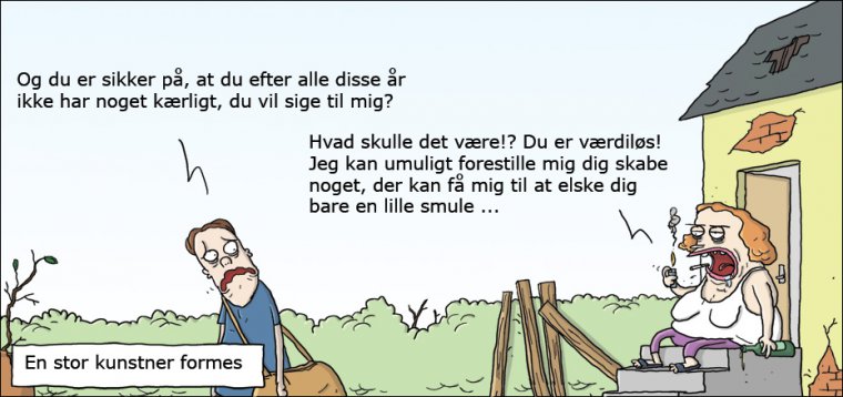 En stor kunstner formes