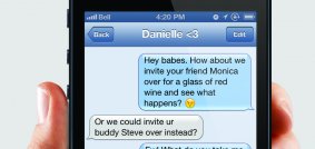 Invite your friend Monica over, please.