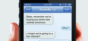 Buying clothes for a bar mitzvah