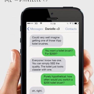 An expensive toilet brush