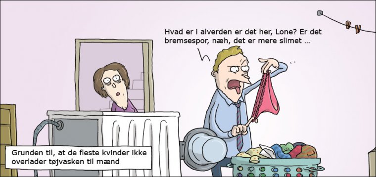 Mænd og tøjvask