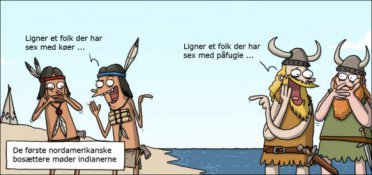 Inianere og vikinger mødes