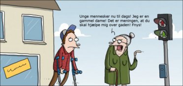 Hjælp en gammel dame