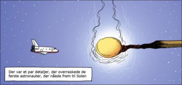 Astronauter mod solen