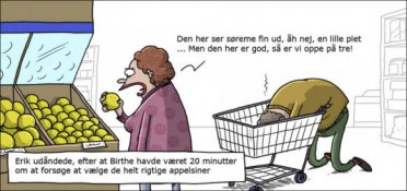 Indkøbstur med konen