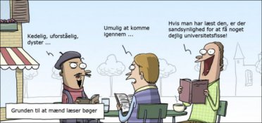 Grunden til at mænd læser bøger