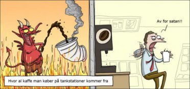 Satans varm kaffe