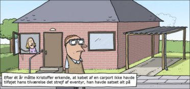 Den nye carport