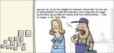 Konsekvensen af hjemmelavet elektrikerarbejde