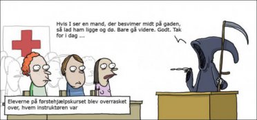 På førstehjælpskursus