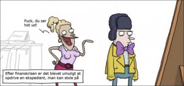 Man kan ikke stole på ekspedienter
