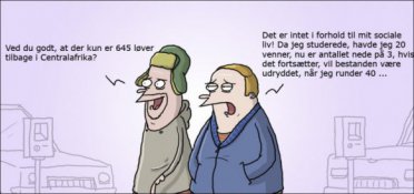 645 løver tilbage i Centralafrika
