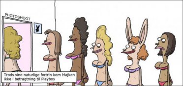 Til photoshoot hos Playboy
