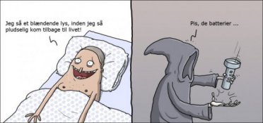 Dødens batterier er døde