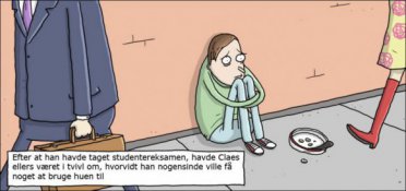 Endelig har Claes noget at bruge studenterhuen til