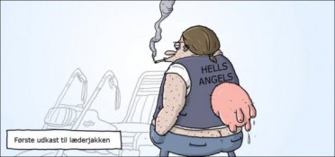 Første udkast til læderjakken